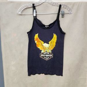 Harley Davidson Size S lace strap tank top  vintage
